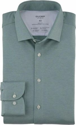Olymp Olymp, Heren, Overhemden, Groen, Maat: 5XL