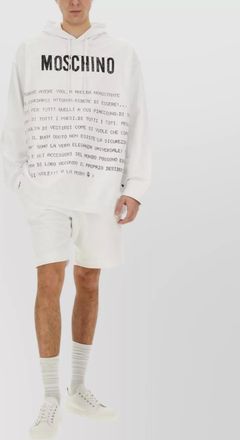 Moschino cotton regular-fit hoodie