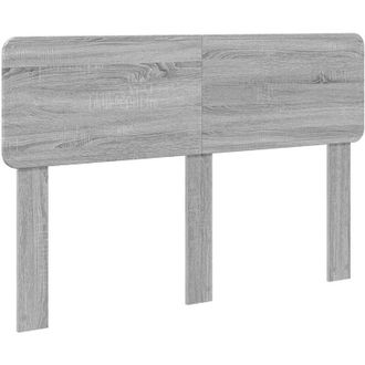 vidaXL Cabecero Gris Sonoma 140 Cm Madera Contrachapada Vidaxl