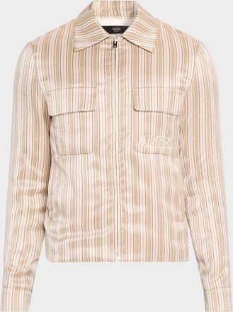 Amiri Men & apos;s Multi-Stripe Full-Zip Blouson