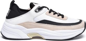 Tommy Hilfiger White Beige Sporty Runner Sneakers
