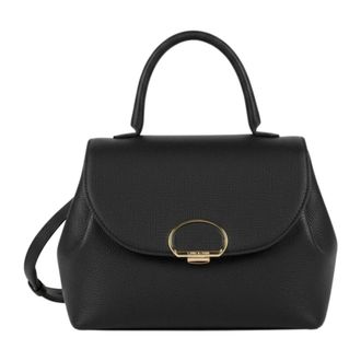 Lancaster Milano Pia Handtas - Dames - Handtassen - Zwart - ONE Size - Katoen - Tassen