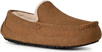 UGG Mens Ascot Suede Closed Toe Slip On Slippers In Chestnut