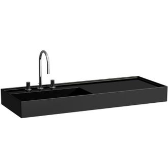Laufen Kartell lavabo, encastr&eacute;, tablette &agrave; droite, 3 trous pour - Laufen