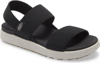 Keen Elle Webbing Strap Sandal in Black at Nordstrom, Size 10.5