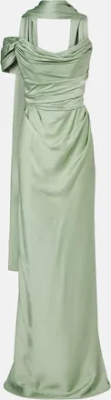 Vivienne Westwood Vestido de fiesta Nova Vixen de sat&eacute;n