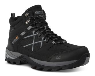 Regatta Mens Walking Boots Waterproof Samaris iii Lace Up black granite - Size UK 10