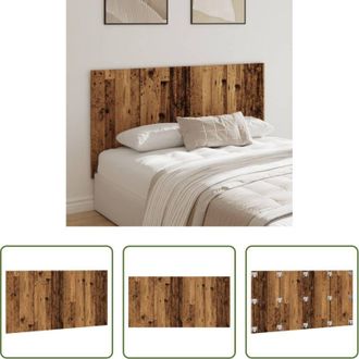 vidaXL Testiera in legno multistrato - Testiera Legno Antico 160x1,5x80 cm Legno Multistrato