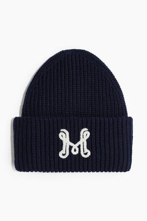 H&M Beanie in Rippstrick - Blue