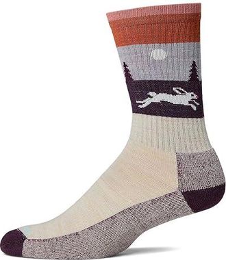 Smartwool Everyday Hare Chase Crew Socks Knee High Socks Shoes Moonbeam : LG (US Mens Shoe 9-11.5 - Womens Shoe 10-12.5), Merino/Nylon