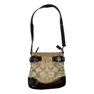 Coach Borsa a spalla in tela Pre-owned - - Pre-owned - Donna - Beige - ONE SIZE