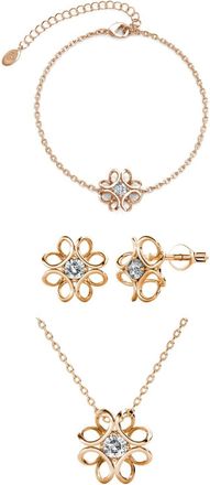 MYC-Paris Narcissensets - Ros&eacute;goud en kristal