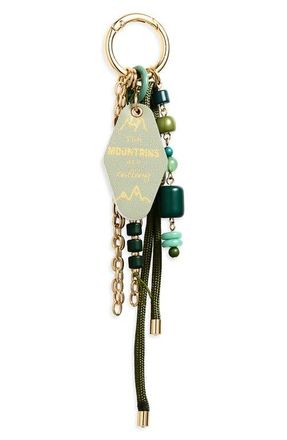Chelsea28 Mountains Bag Charm in Green Multi- Gold at Nordstrom