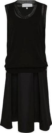 3.1 Phillip Lim layered sleeveless dress - Black