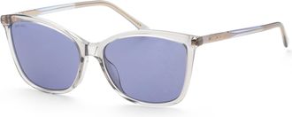 Jimmy Choo London Womens 56mm Grey Sunglasses