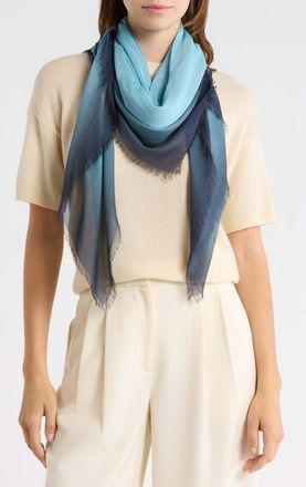 Nordstrom Ombr&eacute; Scarf in Blue Ombre at Nordstrom