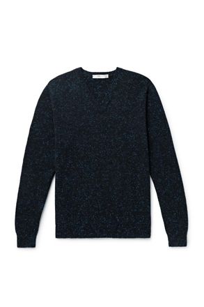 Inis Meáin Merino Wool and Cashmere-Blend Sweater
