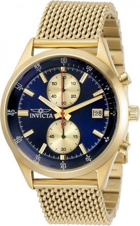 Invicta Pro Diver Chronograph Quartz Blue Dial Mens Watch 31357