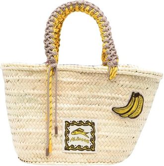 Alemais Mona Midi Macrame Basket - Bags - Mujer - Beige - ONE SIZE