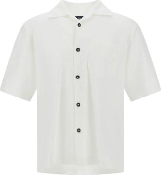 Herno Short Sleeve Shirts - Heren - Korte mouwen Overhemden - Wit - XL - Overhemden