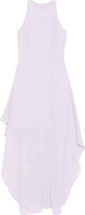 Amsale Jurk met bewerkte textuur - Paars