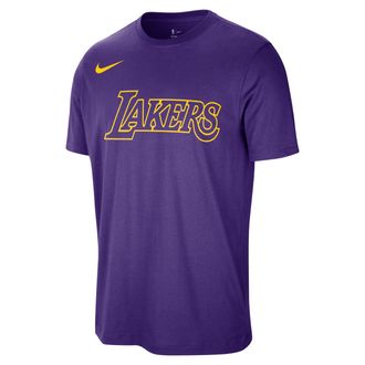 Nike Los Angeles Lakers Essentials Nike Mens NBA T-Shirt in Purple | HQ9053-504