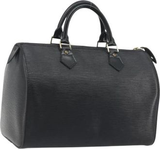 Louis Vuitton Pre-owned Speedy 30 Hand Bag - Dames - Vintage Handtas - Zwart - ONE Size - Leer - Vintage