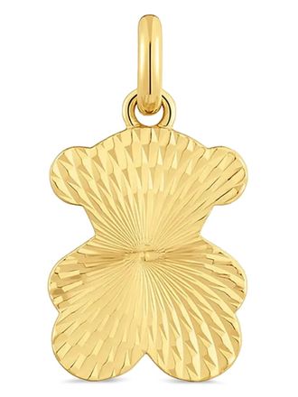 Tous patterned bear-shape pendant - Gold