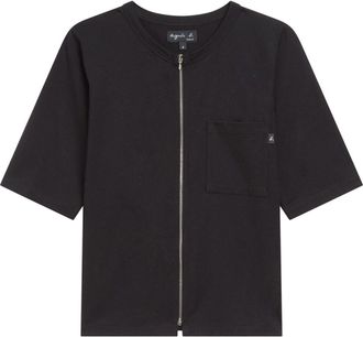 agnès b. Brando cotton T-shirt - women - Cotton - 1 - Black