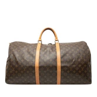 Louis Vuitton Pre-owned Weekend Bags, female, Brown, Size: ONE SIZE Pre-owned Keepall 60