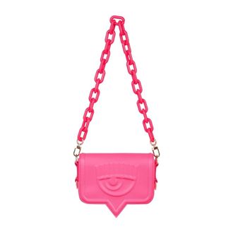 Chiara Ferragni Eyelike Bags Tracolla Vernice Grande - Dames - Tassen - Roze - Maat: ONE Size