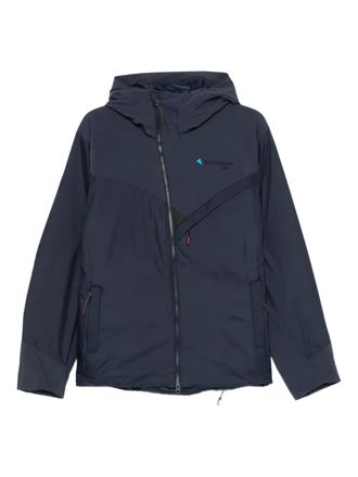 Kl&auml;ttermusen Urd hooded jacket - Blue