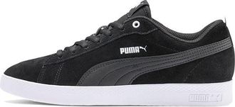 Puma (WMNS) PUMA Smash v2 SD Black/White Low Casual Board Shoes 365313-01