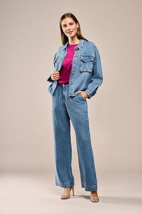 Mart Visser Berry Blouse Denim Blauw