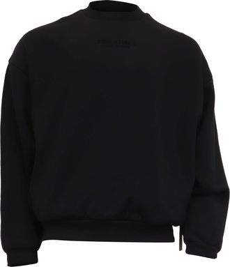 Fear of God Fear of God Logo-Print Sweatshirt in Black Cotton