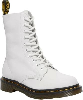 Dr. Martens Schoenen, Dames, Wit, 40 EU, Leer, 1490 Virginia Leather