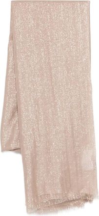 Brunello Cucinelli Sciarpa con frange - Toni neutri