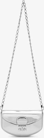 Ganni Silver Apo-G Wallet On Chain