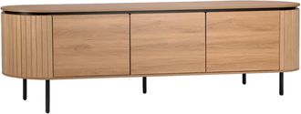 Klast Mueble TV efecto madera natural 160x55 cm