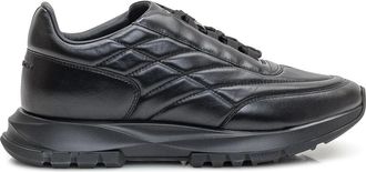 Givenchy Trainers Sneakers in glanzend gewatteerd leer - Heren - Sneakers - Zwart - 41 EU - Leer - Schoenen