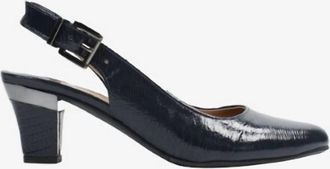 J. Rene&eacute; Womens Malree Sling Back Pumps In Navy