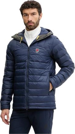 Fj&auml;llr&auml;ven Donsjack - Heren - Gewatteerde jassen - Blauw - XL - Leer - Jassen