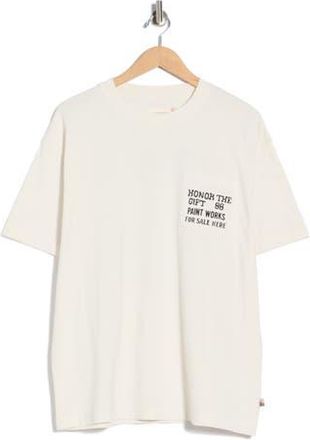Honor The Gift Paint Works Graphic Pocket T-Shirt in Bone at Nordstrom Rack, Size Medium