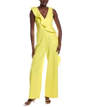 Shelli Segal Ruffle Jumpsuit