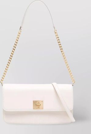 Golden Goose gioia leather shoulder bag gold metal