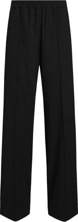 Dolce & Gabbana Casual Katoenen Broek - Dames - Straight fit broeken - Zwart - M - Katoen - Broeken
