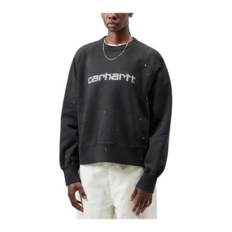 Carhartt Work in Progress Painter Sweatshirt W - Dames - Sweatshirts - Zwart - XS - Katoen - Hoodies & sweatvesten