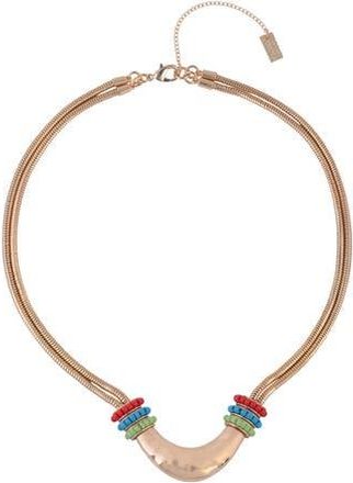 Rachel Roy Beaded Pendant Snake Chain Necklace in Gold Multi at Nordstrom Rack