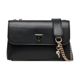 Guess Dames, Tassen, Zwart, Maat: ONE Size Leer