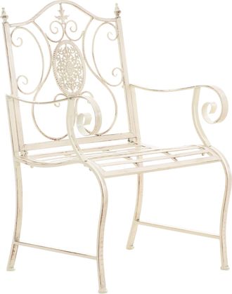 Clp Silla De Jard&iacute;n Punjab Crema Antiguo